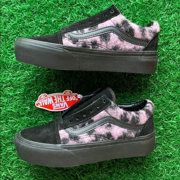 VANS OLD SKOOL PLATFORM MIX LEOPARD PINK/BLACK WMN - Picture 13 of 16